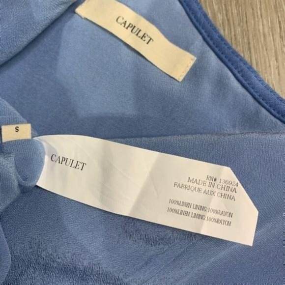 Capulet x Revolve Clara One Shoulder Linen Dress - Picture 9 of 11